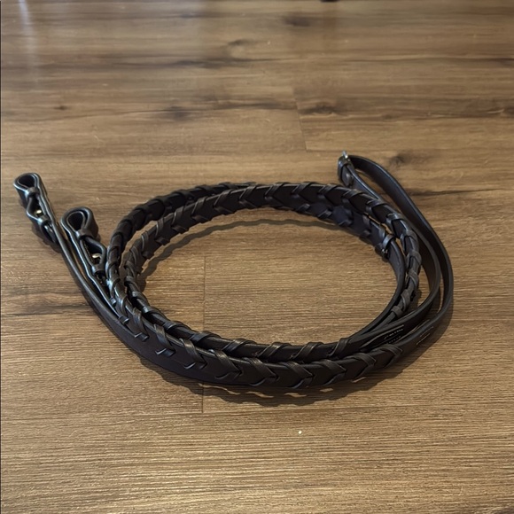 Other - 🐴 NWOT Plymouth Plain Laced Reins. 54" - Chocolate Brown 🐴
